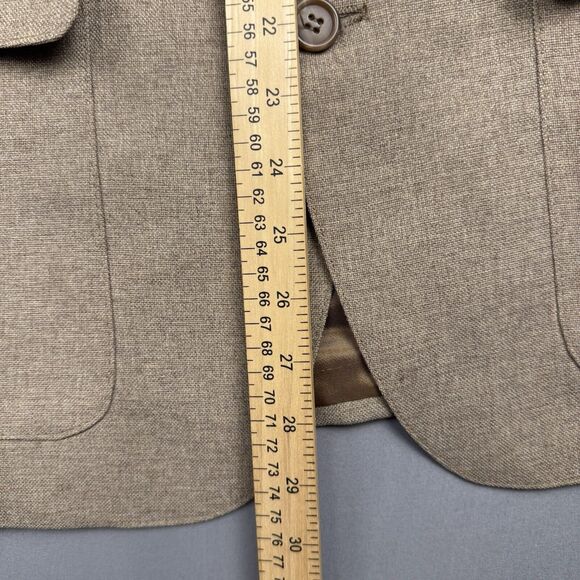 Vintage Levi Panatela Sportswear Men's Size 38S Heathered Brown Suit Coat Jacket - Picture 6 of 15